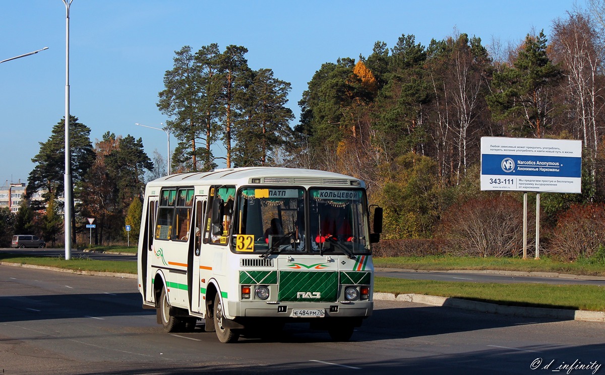 Томская область, ПАЗ-32054 № Е 484 РМ 70