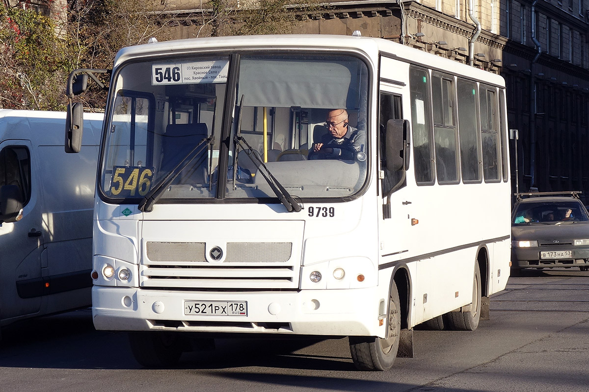 Санкт-Петербург, ПАЗ-320302-11 № 9739