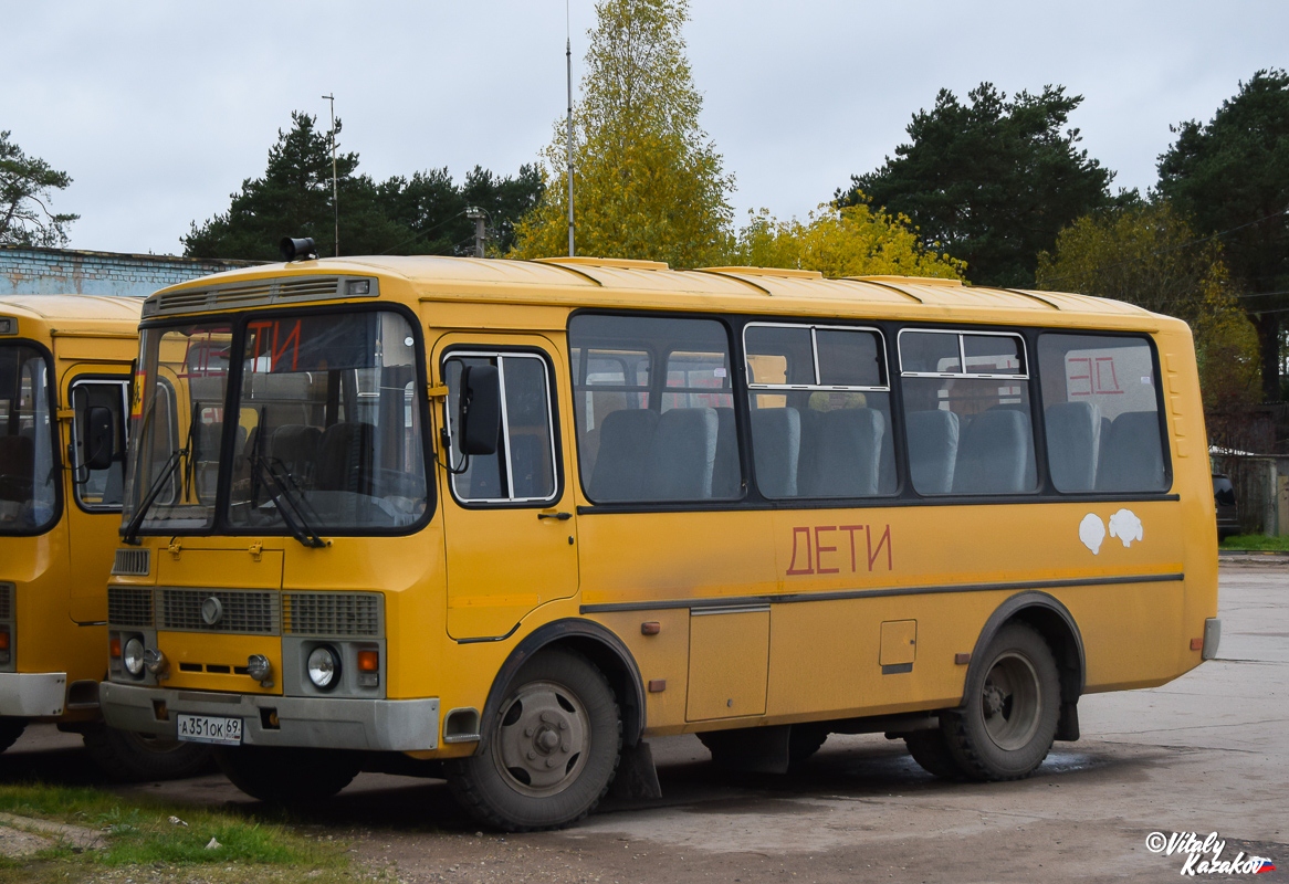 Тверская область, ПАЗ-32053-70 № А 351 ОК 69