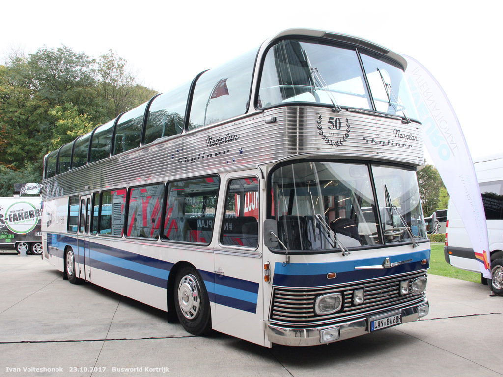 Бавария, Neoplan (старая нумерация) № LAN-BA 68H; Бельгія — Busworld-2017