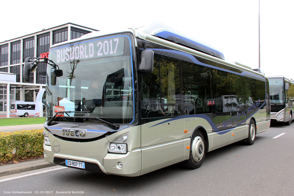 Франция, IVECO Urbanway 10.8M № EQ-807-TT; Бельгия — Busworld-2017