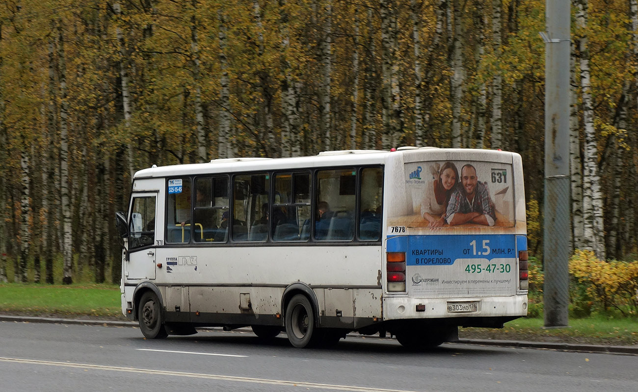 Ленинградская область, ПАЗ-320412-05 № 7678