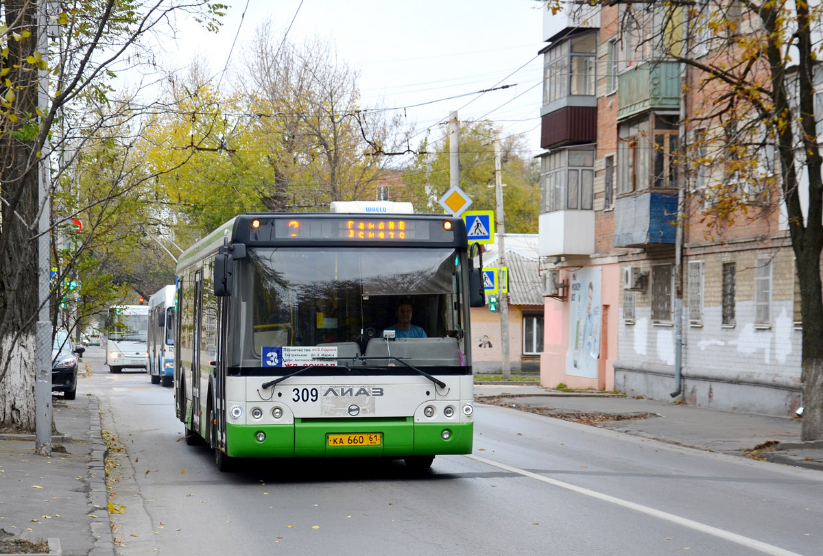 Ростовская область, ЛиАЗ-5292.60 № 309