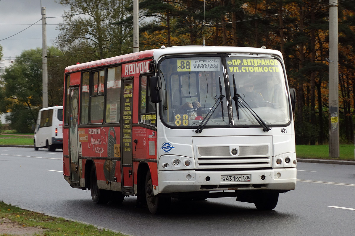 Санкт-Петербург, ПАЗ-320402-05 № 431