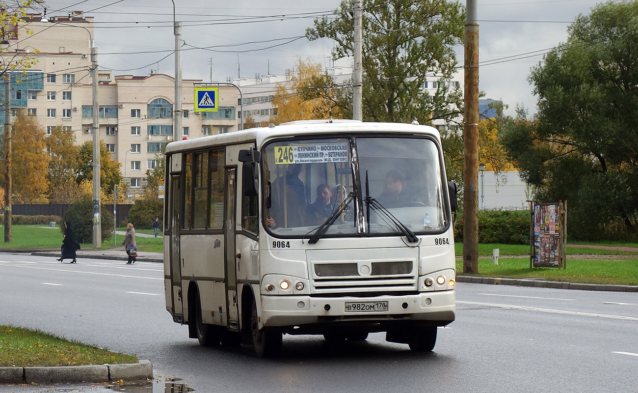 Санкт-Петербург, ПАЗ-320402-05 № 9064