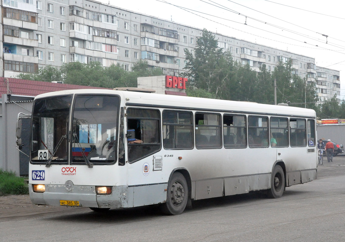 Омская область, Mercedes-Benz O345 № 629