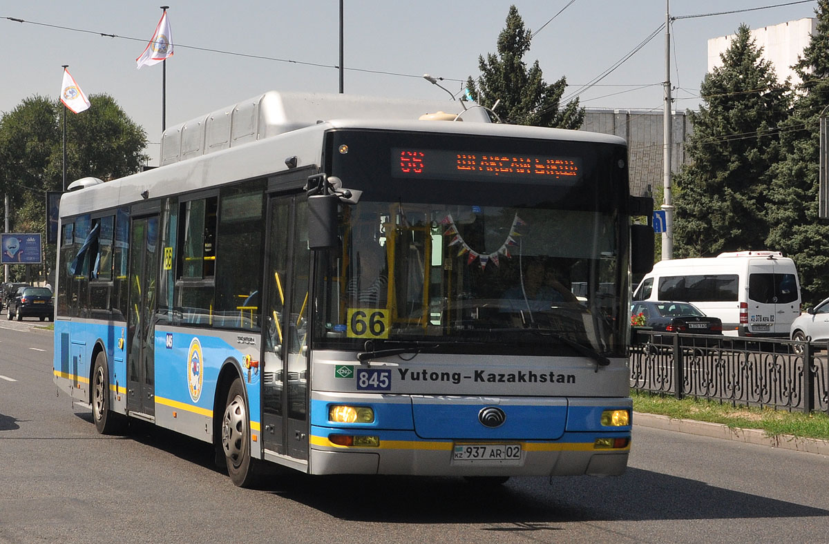 Алматы, Yutong ZK6118HGA № 845