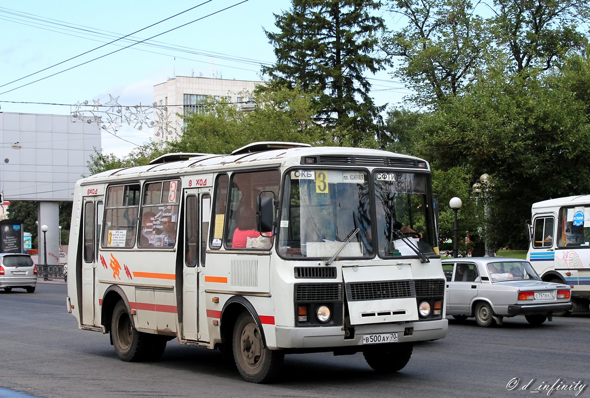 Томская область, ПАЗ-32051-110 № В 500 АУ 70