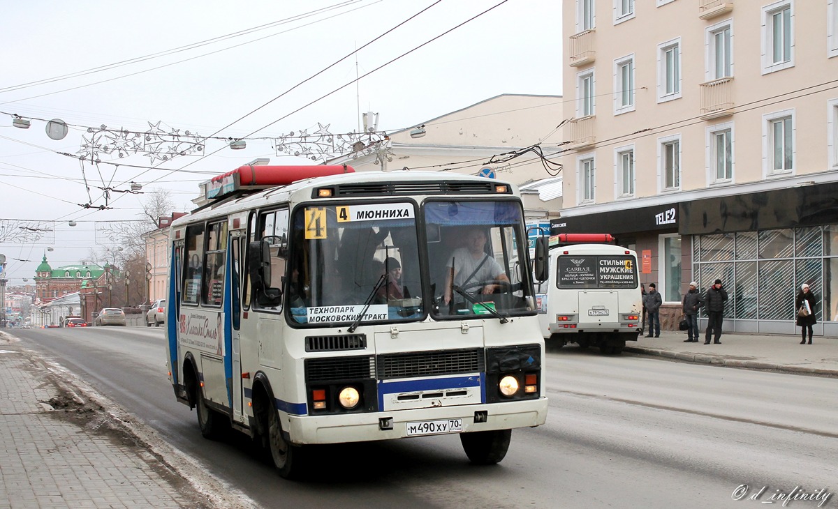 Томская область, ПАЗ-32054 № М 490 ХУ 70