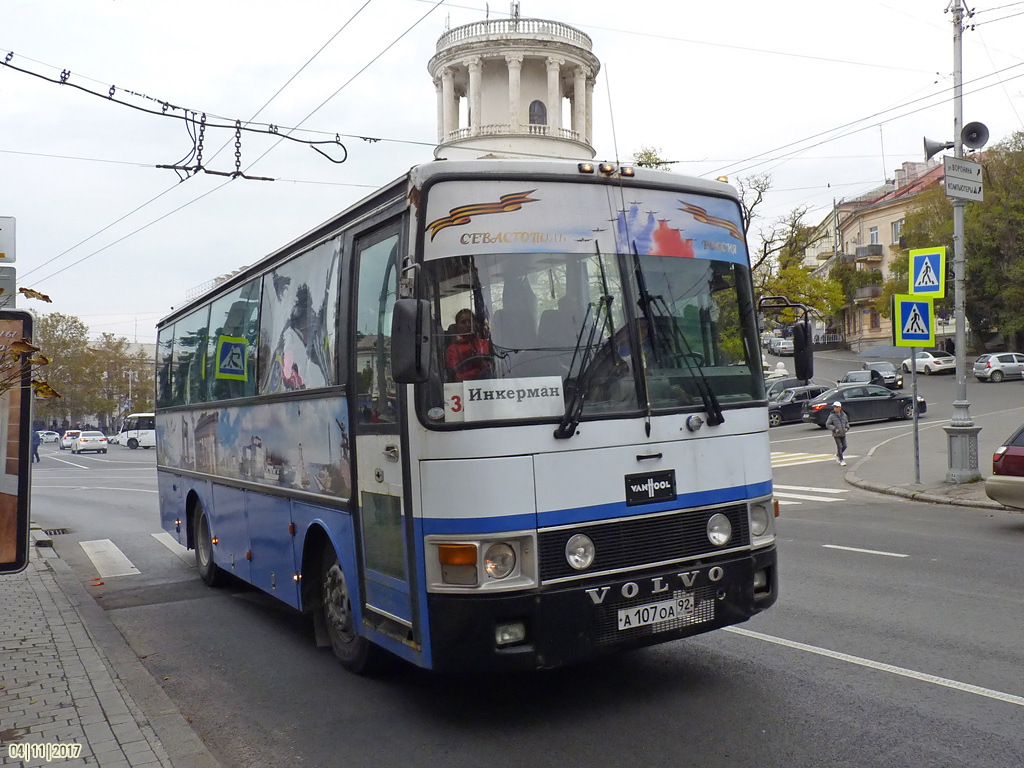 Sevastopol, Van Hool T8 Alizée č. А 107 ОА 92