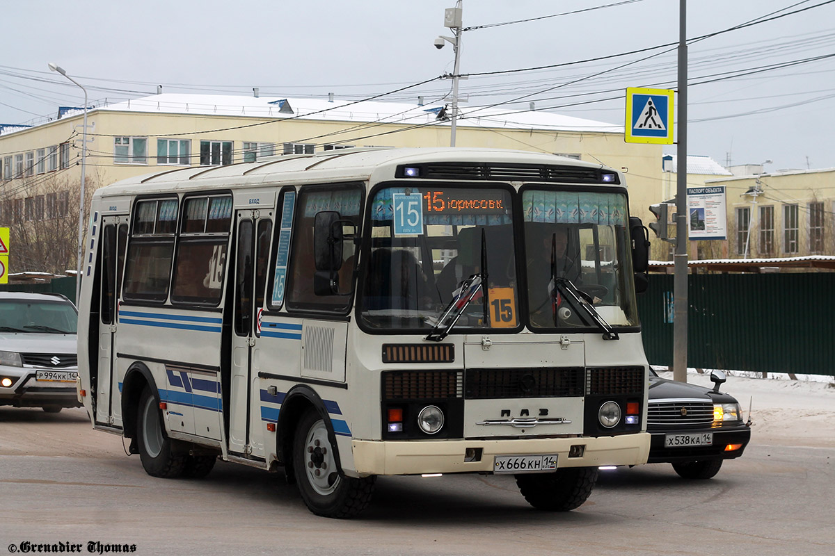 Саха (Якутия), ПАЗ-32054 № Х 666 КН 14