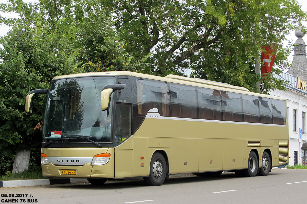 Владимирская область, Setra S417GT-HD № ВТ 734 33