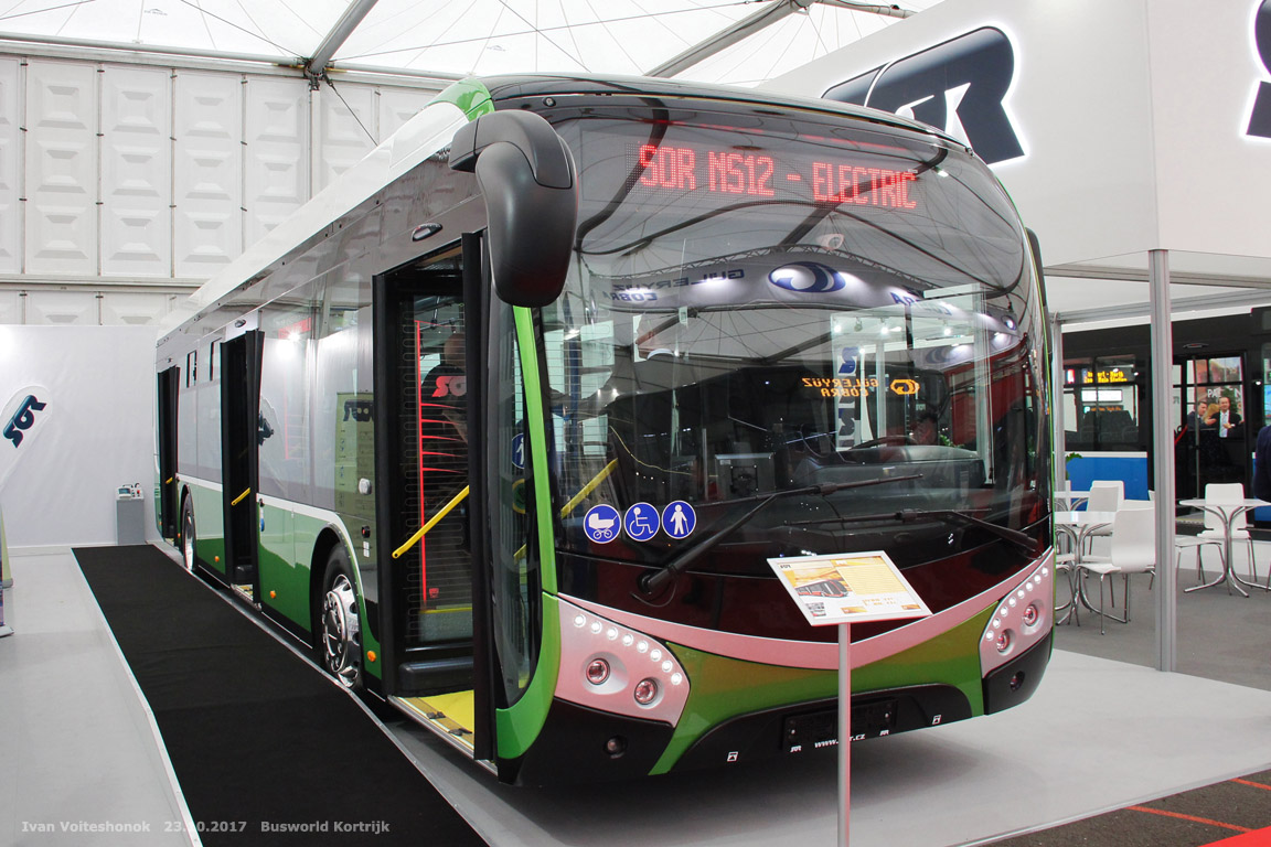 Чехия, SOR NS 12 Electric № 5E9 3101; Бельгия — Busworld-2017