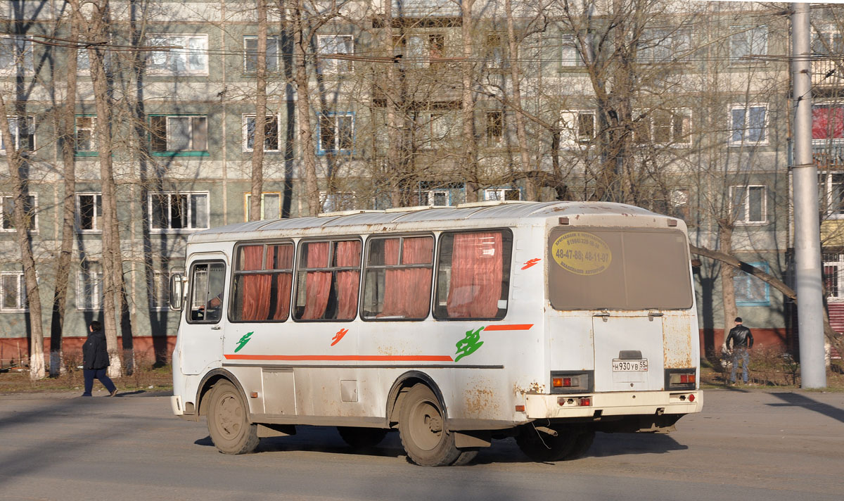 Омская область, ПАЗ-32051-110 № Н 930 УВ 55