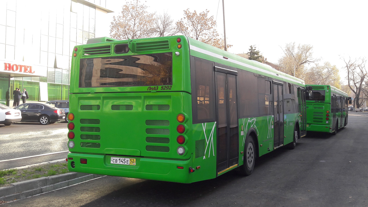 Алматы, ЛиАЗ-5292.60 № СВ 145 Е 52