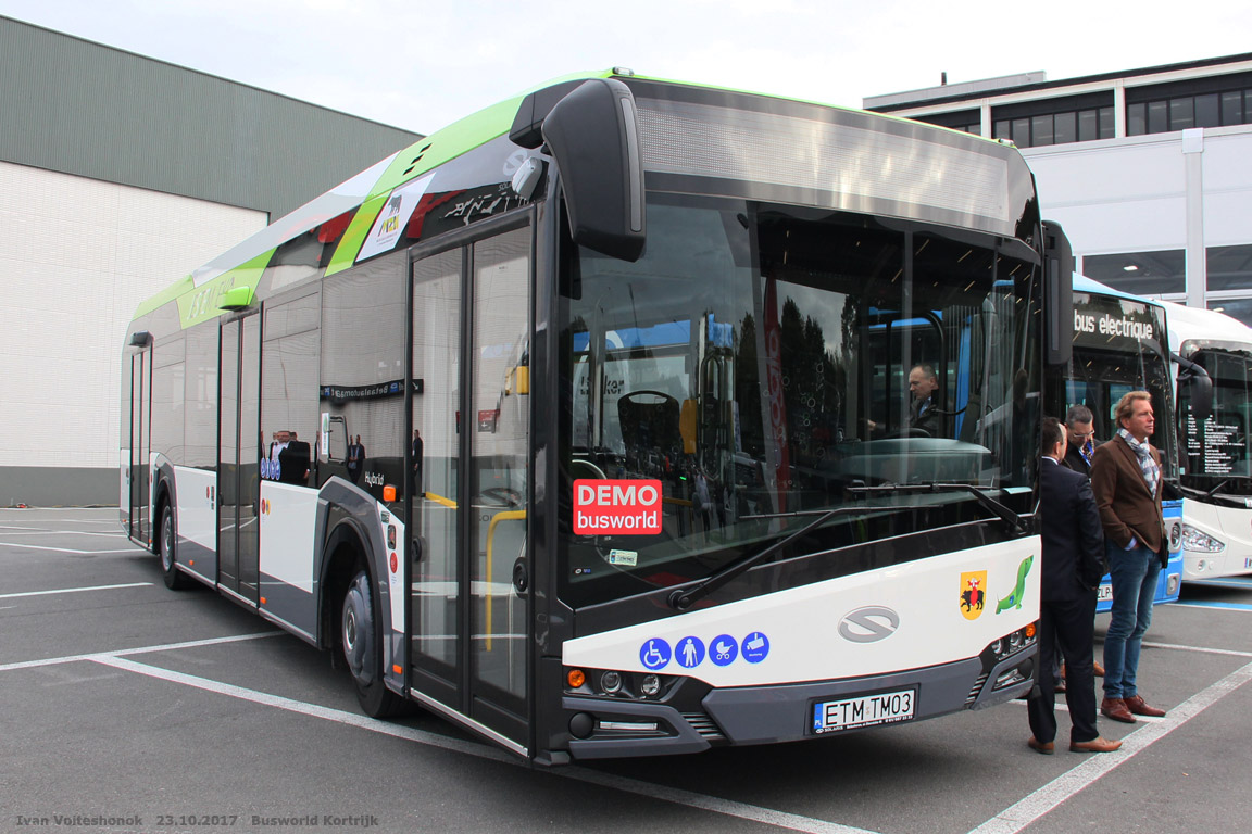 Польша, Solaris Urbino IV 12 hybrid № 03; Бельгия — Busworld-2017