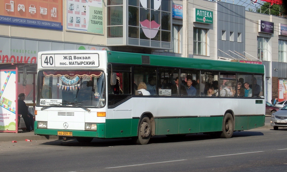 Липецкая область, Mercedes-Benz O405N № АЕ 209 48