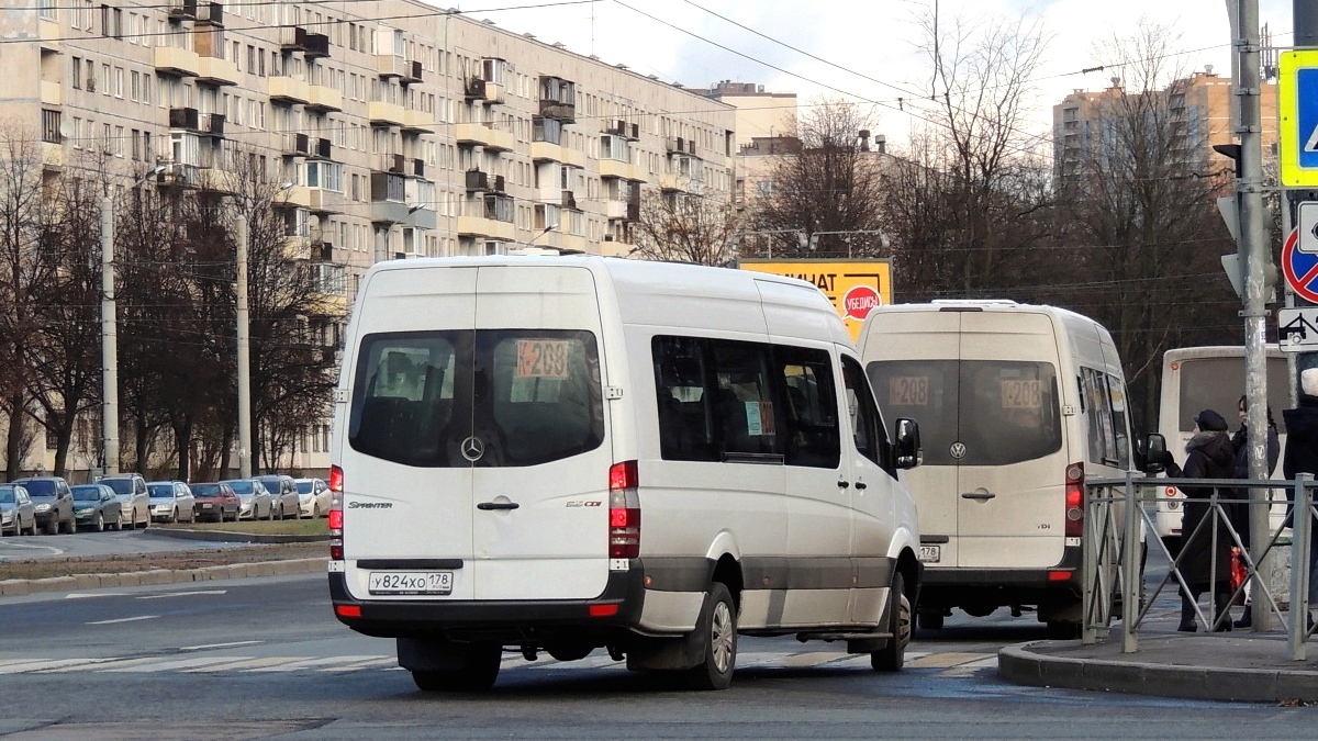 Санкт-Петербург, Луидор-22360C (MB Sprinter) № У 824 ХО 178