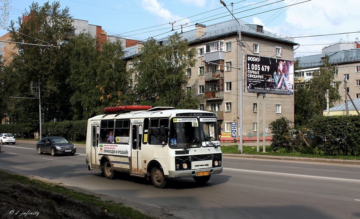 Томская область, ПАЗ-32054 № ВС 491 70