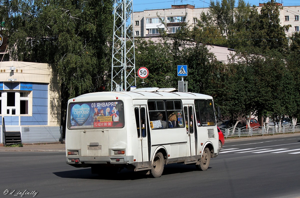 Томская область, ПАЗ-32054 № В 987 АЕ 152