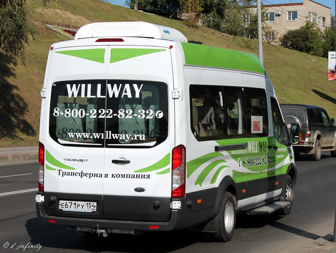 Novosibirsk region, Ford Transit FBD [RUS] (Z6F.ESG.) Nr. Е 671 РУ 154
