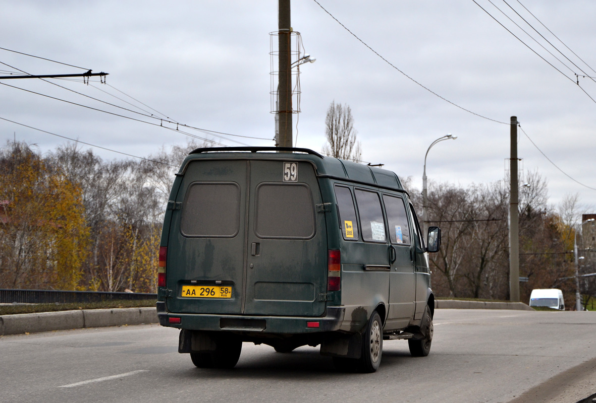 Penza region, GAZ-2705 Nr. АА 296 58