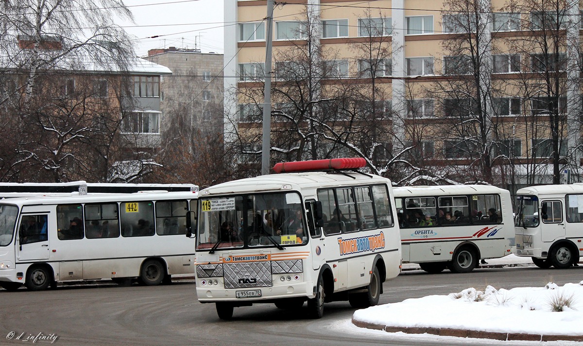 Томская область, ПАЗ-32054 № Е 955 ЕВ 70