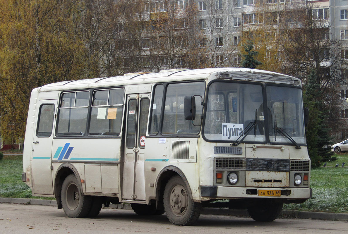 Тверская область, ПАЗ-32053 № АА 936 69