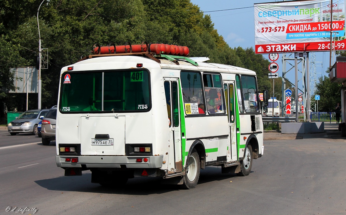 Томская область, ПАЗ-32054 № М 975 АЕ 70