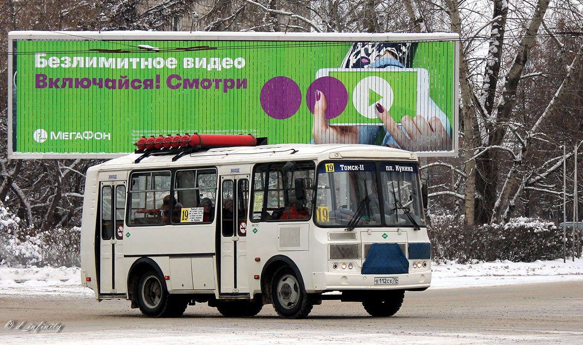 Томская область, ПАЗ-32054 № Е 112 СХ 70