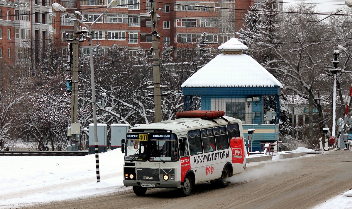 Томская область, ПАЗ-32054 № К 026 НЕ 70