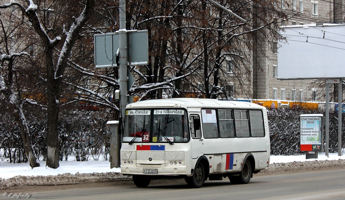 Томская область, ПАЗ-32054 № К 717 ТМ 70