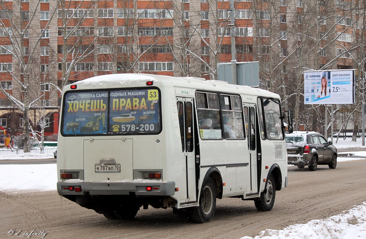 Томская область, ПАЗ-32054 № К 787 ВО 70