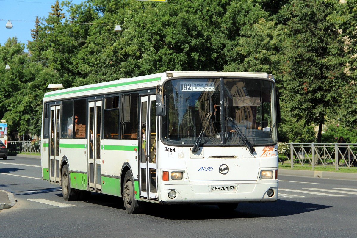 Санкт-Петербург, ЛиАЗ-5293.53 № 3454