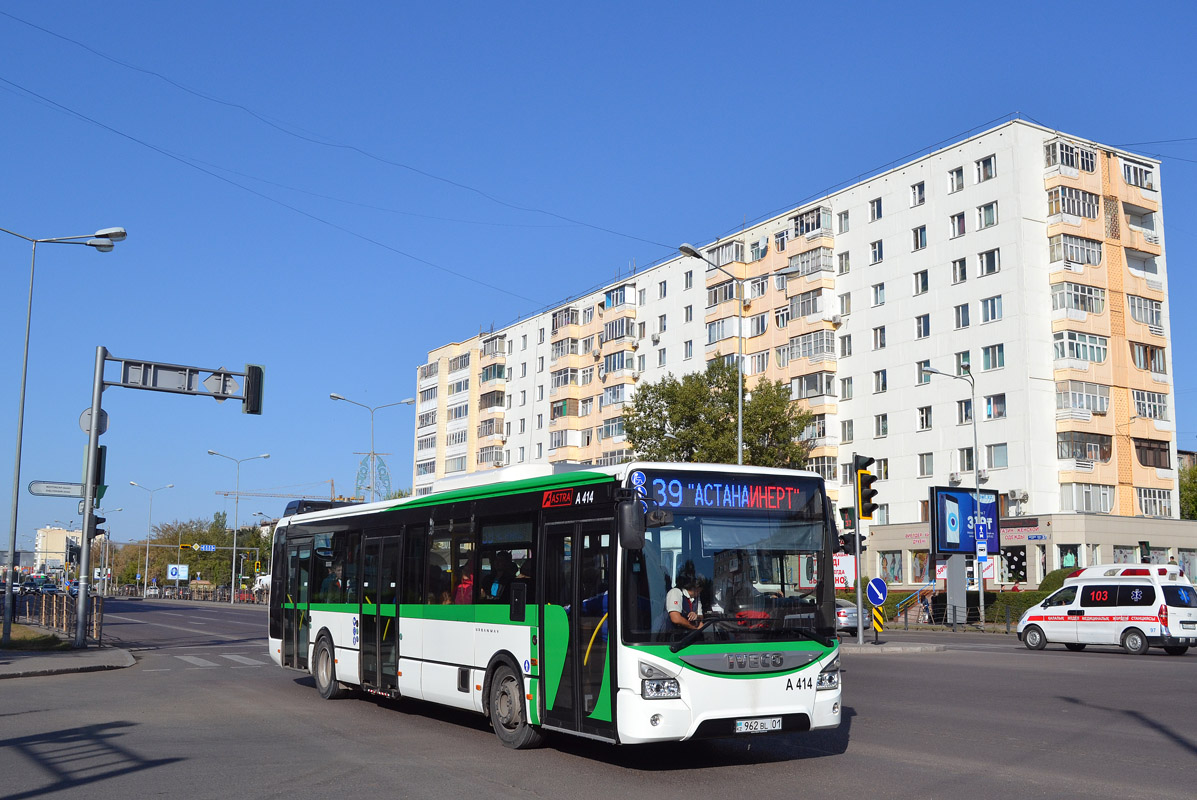 Астана, IVECO Urbanway 12M (СарыаркаАвтоПром) № A414