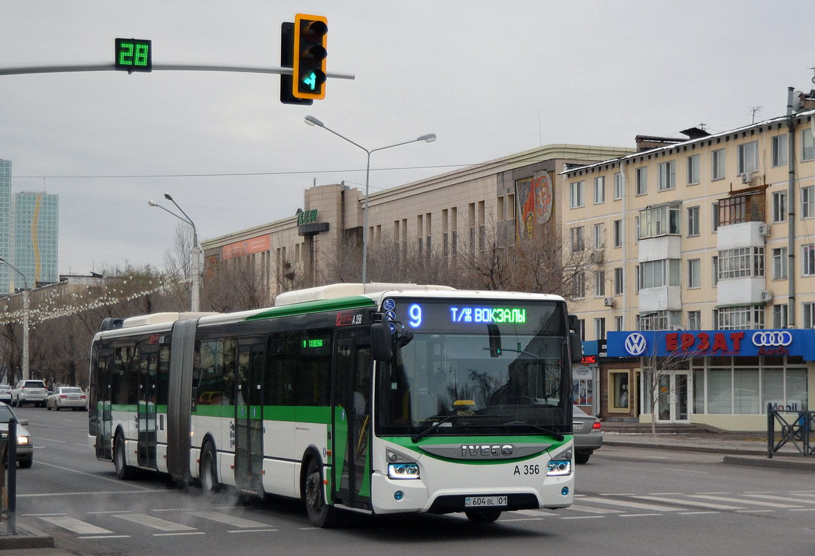 Астана, IVECO Urbanway 18M (СарыаркаАвтоПром) № A356