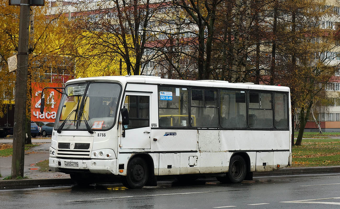 Санкт-Петербург, ПАЗ-320402-05 № 8755