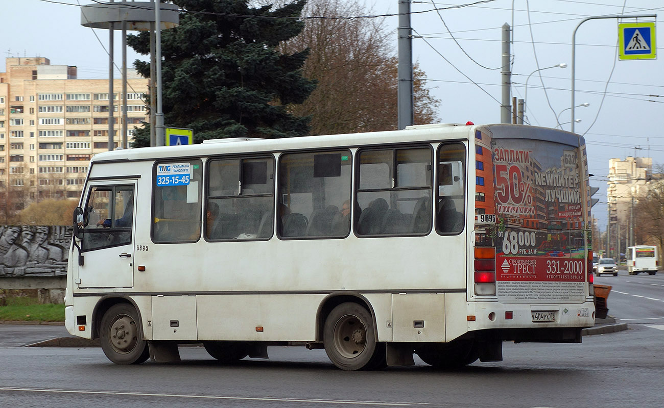 Санкт-Петербург, ПАЗ-320302-11 № 9695