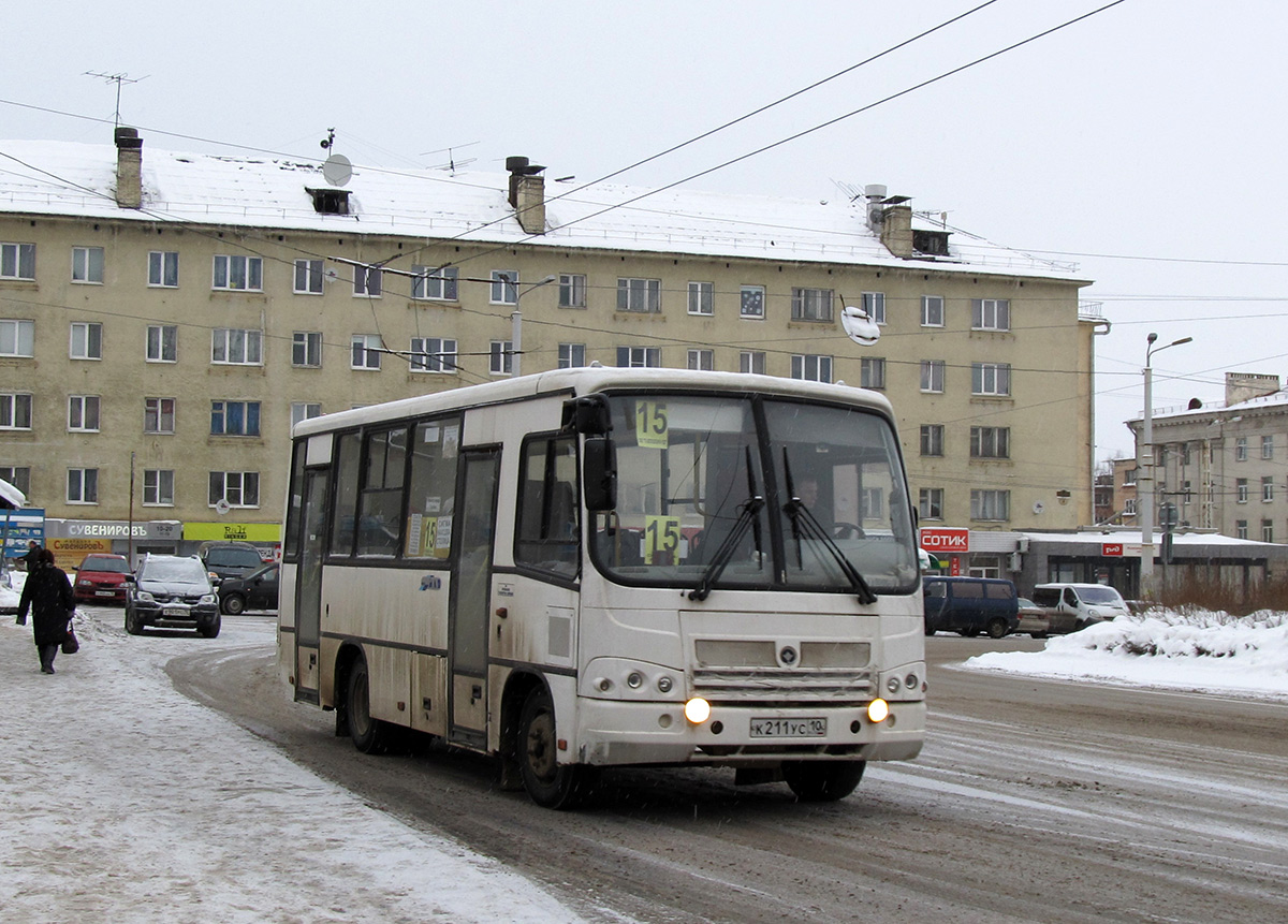 Карелия, ПАЗ-320402-03 № К 211 УС 10