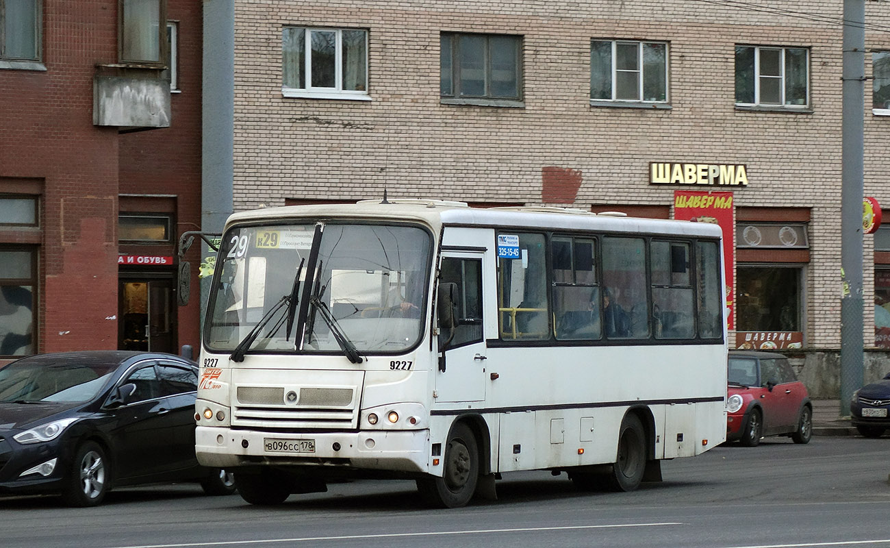 Санкт-Петербург, ПАЗ-320402-05 № 9227