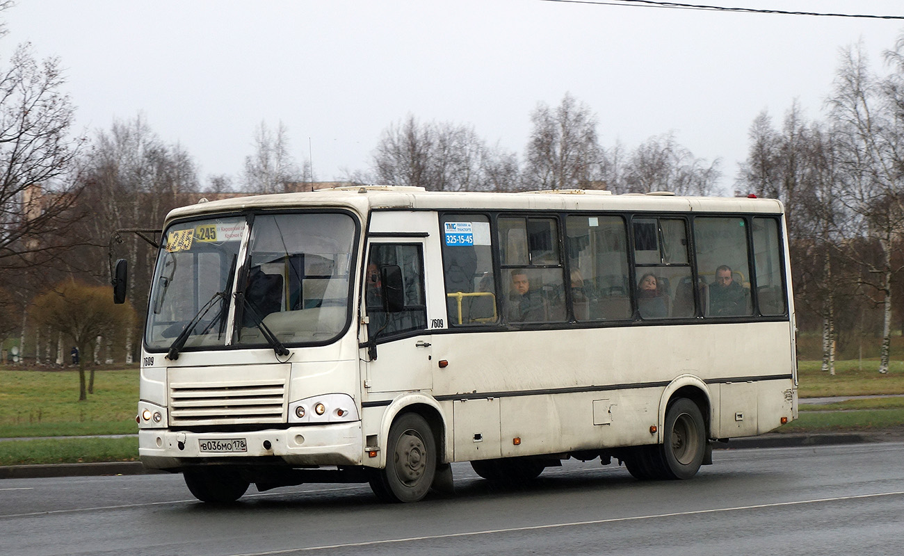 Санкт-Петербург, ПАЗ-320412-05 № 7609