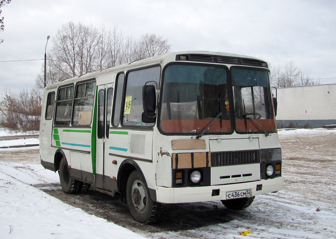 Нижегородская область, ПАЗ-3205-110 № С 436 СМ 52