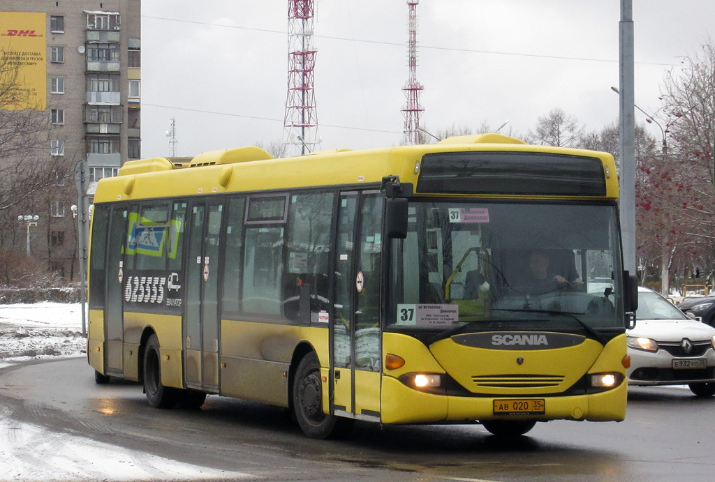 Вологодская область, Scania OmniLink I (Скания-Питер) № АВ 020 35