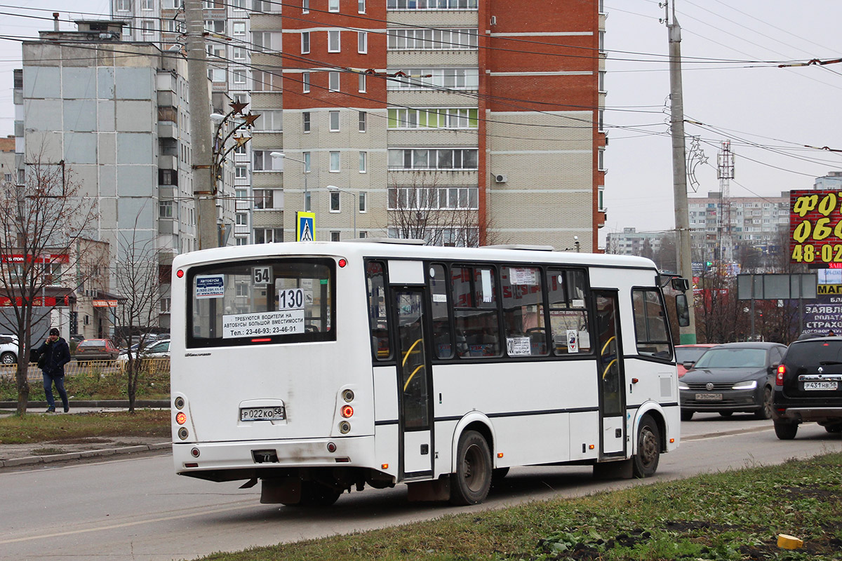 Пензенская область, ПАЗ-320412-04 "Вектор" № Р 022 КО 58