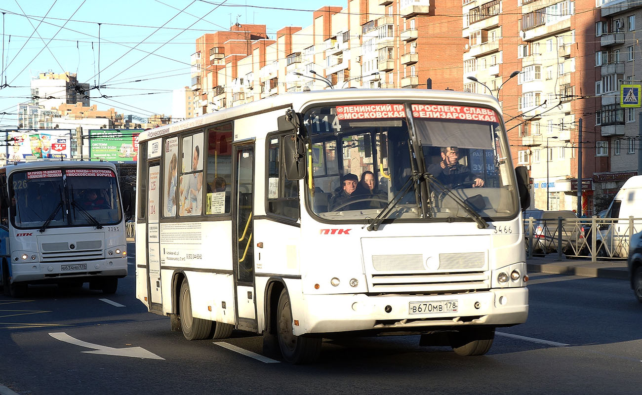 Санкт-Петербург, ПАЗ-320402-05 № n466