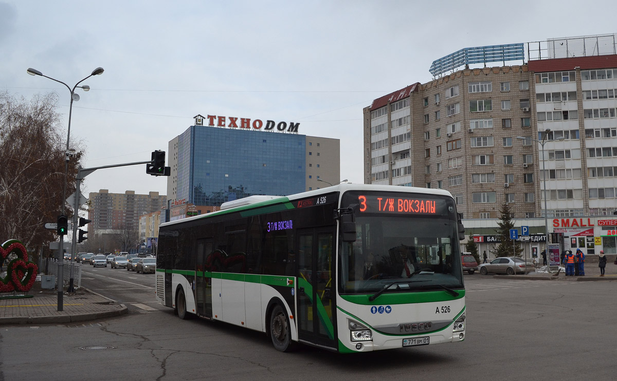 Astana, IVECO Crossway LE 13M (SaryarkaAvtoProm) # A526