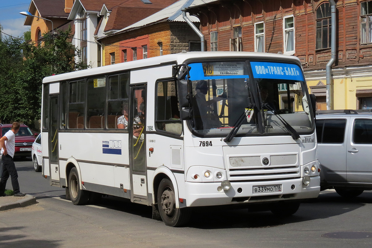 Ленинградская область, ПАЗ-320412-05 № 7694