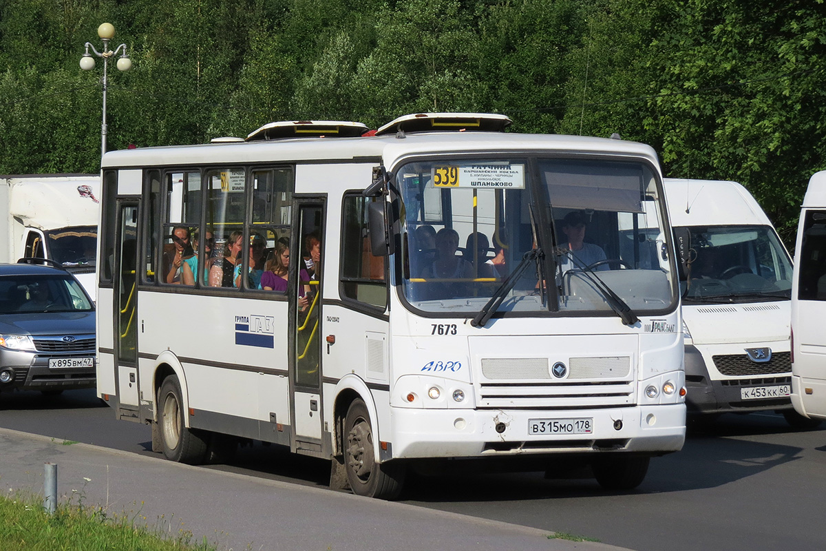 Ленинградская область, ПАЗ-320412-05 № 7673