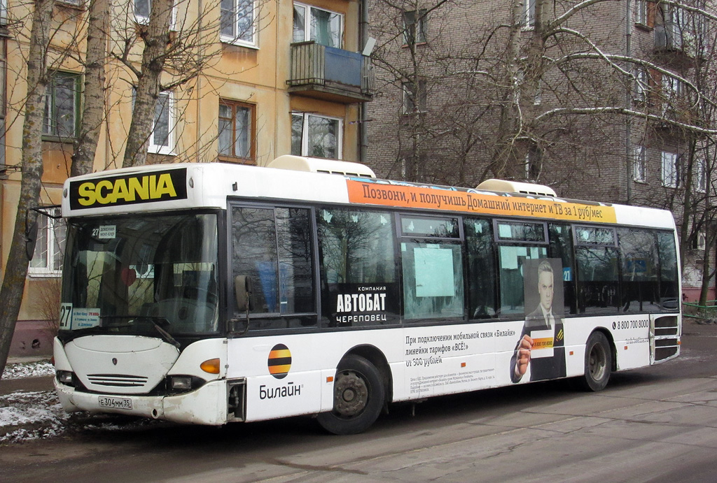 Вологодская область, Scania OmniLink I (Скания-Питер) № Е 304 ММ 35