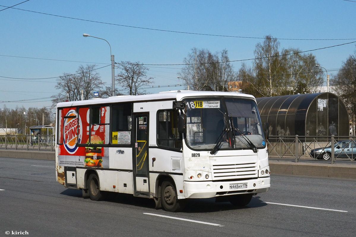 Санкт-Петербург, ПАЗ-320402-05 № 8829